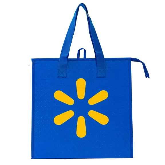 Walmart Deluxe Cooler Shopping Tote Bag for Adults, Reusable Insulated Bag for Freshness on the Go