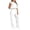 144#White, variant on Womens Summer 2 Piece Outfits Sleeveless Top Wide Leg Pants Matching Sets Vacation Beach Travel Outfits White M