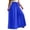 #0012-Blue, variant on Womens Palazzo Pants Elastic Waist Drawstring Wide Leg Flowy Pants Plain Womens Pants Loose Fit Vacation Wear Lightweight Womens Bottoms