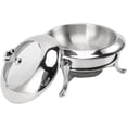 thumbnail image 2 of FYBTO Chafing Dish Buffet Set Round Buffet Warmer with Lid Stainless Steel Fuel Heating Portable Catering Server for Wedding Banquet Buffet Warmer (22cm)-0621, 2 of 4