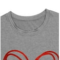 thumbnail image 5 of Valentines Day Shirts for Women Cute Love Heart Shirts Tee Tops Shirt Gift for Her, 5 of 6