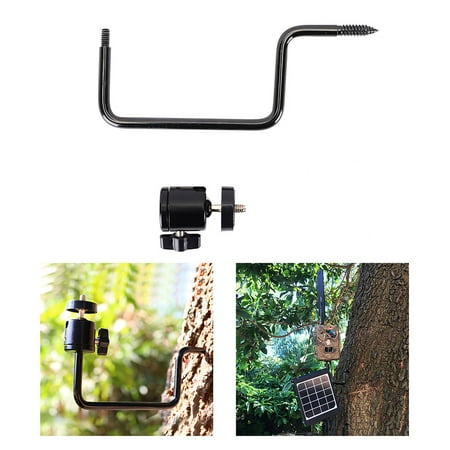 Image of Dido Trail Camera Stand Painted Steel Trail Wild Life Observing Camera Tree Mounted Bracket 360 Degrees Rotating Trail Camera Bracket M5 Screw Tree Mounted Infrared Camera Holder
