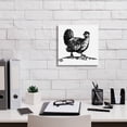 thumbnail image 3 of Epic Graffiti 'Chicken Astray'  by Art Licensing Studio Canvas Wall Art, 12" x 12", 3 of 8
