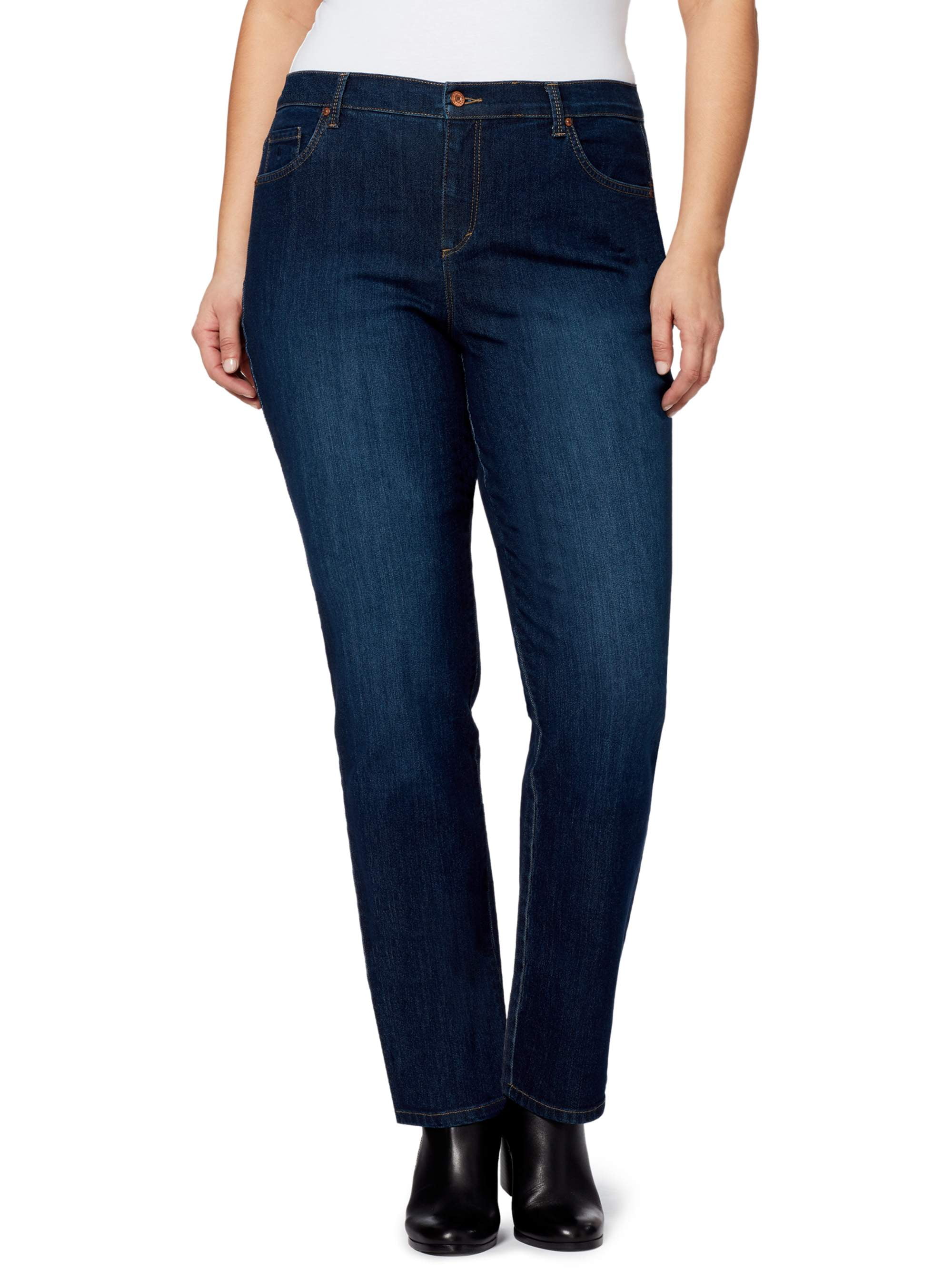 Gloria Vanderbilt Women's Plus Size Amanda 5 Pocket Jeans - Walmart.com