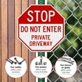 thumbnail image 4 of Private Driveway Sign, Do Not Enter Sign,, 4 of 8