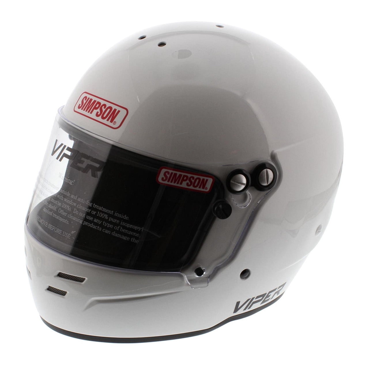 Simpson Racing 7100042 Viper Racing Helmet Snell SA2020 - Gloss Black - X-Large