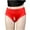 Red, variant on Sakmal Plus Size Underwear for Women High Waisted Crotchless Panties Breathable Beige Panties for Ladies L