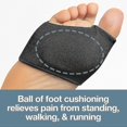 thumbnail image 3 of Metatarsal Pads For Men And Women - Ball Of Foot Pain Relief Cushions For Sesamoiditis, Metatarsalgia, Morton's Neuroma - 2 Pairs, 3 of 3