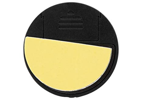 Cigar Hygrometer, Digital Hygrometer, HUMI-CARE Black Ice Round Hygrometer for Cigar Humidor Black