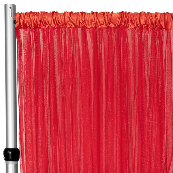 8 H x 15 W Tan Curtain/Stage Backdrop/Partition Non-FR 