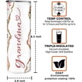 thumbnail image 4 of Grandma Tumbler My Favorite People Call Me Grandma Pink Floral Travel Mug 20 oz Skinny Tumblers with Lid and Straw Stainless Steel Insulated Gigi Coffee Cups Grandma Gifts for Women, 4 of 6