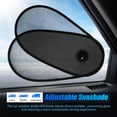 thumbnail image 2 of Car Side Window Sun Shade Adjustable Car Window Shades Side Window Sun Protection Vehicle Window Screen For Trucks Suvs, 2 of 2