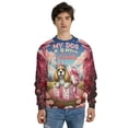 thumbnail image 4 of My Dog Is My Valentine Cute Cocker Spaniel in Gift Box All Over Print 3D Sweatshirt Unisex Merch Cockers Dog Lover Gifts - 3006, 4 of 6