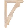 thumbnail image 3 of Ekena Millwork 3 1/2"W x 26"D x 38"H Balboa Craftsman Smooth Bracket, Douglas Fir, 3 of 4
