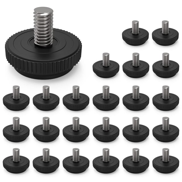 Patas niveladoras para muebles ONEHOME 5/16-18 de acero inoxidable, 24 piezas