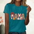thumbnail image 2 of Birdeem Mode Femmes Été Ample Imprimé T-Shirt à Col Rond Manches Courtes Blouse Décontractée, 2 of 4