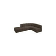 thumbnail image 6 of Meridian Furniture Arc Brown Boucle Fabric Modular Sectional, 6 of 8