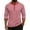 Red, variant on CCRFTGI Henley Shirts for Men 3/4 Sleeve Raglan Big and Tall Striped Shirts Sport Athletic Button Up Basic Summer Fall Blouse Tops Blue XL