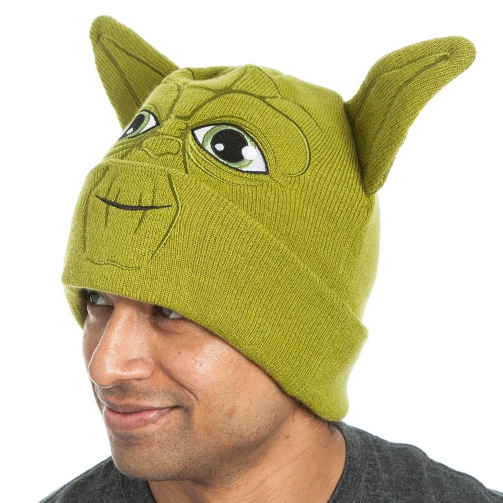 Star Wars Yoda Face with Ears Green 