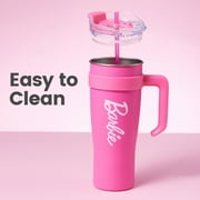 MINISO Barbie Collection 1600mL Steel Tumbler with Straw - Barbie - Themed Large - Capacity Drink Cup