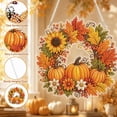 thumbnail image 3 of 5D DIY Halloween Diamond Art Hanging Kit, 9.8" Acrylic Special Shaped Crystal Gem Painting with 17.7" Chain, Window & Wall Ornament for Beginners (Cat), 3 of 7