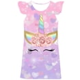thumbnail image 1 of Vestido de princesa unicornio para niñas, para boda, fiesta elegante, vestido de graduación, desfile de cumpleaños para niños, vestidos de regalo, vestido de una pieza Frock6M Gao Jinjia LED, 1 of 2