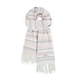 thumbnail image 4 of successthop Winter Scarf for Women Cold Weather Thick Neck Scarf Warm Fuzzy Wraps Colorful Plaid Blanket Scarves Pink, 4 of 4