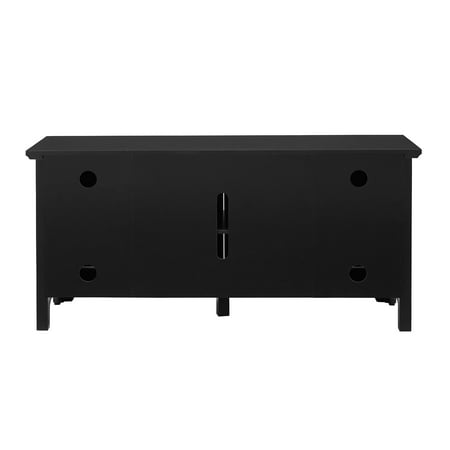 Walker Edison - 52" 4 Door Media Storage TV Stand for Most Flat-Panel TV's up to 58" - Black