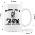 thumbnail image 4 of Funny German Shepherd Mug Cup,All I Care About is My German Shepherd Ceramic Mug-11oz Coffee Milk Tea Mug Cup,Gifts For Dog Lovers German Shepherd Mom Dog Mom Women Teen Girls,Pet Lovers Gifts, 4 of 4