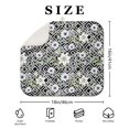 thumbnail image 4 of Pioneer Flower Floral Print Pattern Kitchen Dish Drying Mat 1 Pack, Ultra Absorbent Microfiber Drainer Mat, 16"x18", 4 of 6