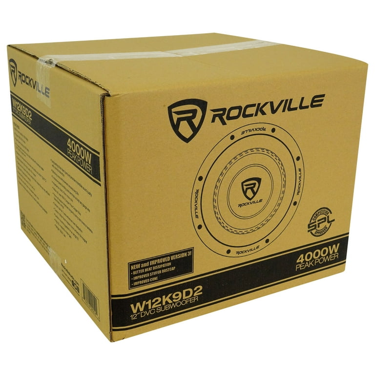 Rockville k9 on sale 12 inch subwoofer