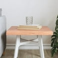 thumbnail image 1 of vidaXL Table Top Light Brown 40x40x(2-4) cm Treated Solid Wood Live Edge, 1 of 5