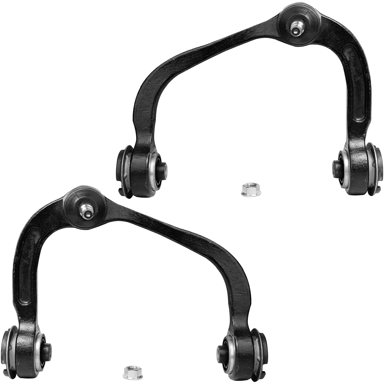 Detroit Axle - Front End 4pc Suspension Kit for 2004-2008 Ford F-150, 2006 2007 2008 Lincoln Mark LT, 2 Upper Control Arms 2 Lower Ball Joints Replacement