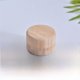 thumbnail image 3 of Caja de madera maciza redonda simple para anillos, colección de dientes deciduos para niños, caja de madera para guardar aretes, collares y joyas, 3 of 5