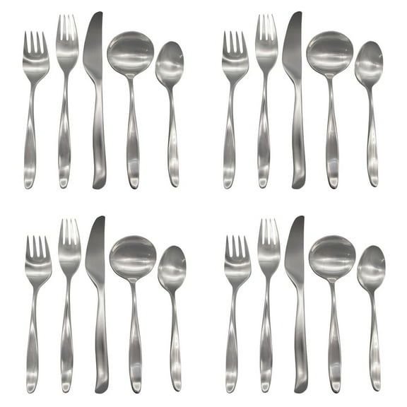 Lauffer Design 2 / Design II 18/8 Stainless Steel 20pc. Flatware Set