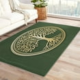 thumbnail image 1 of Tree of Life Area Rugs for Bedroom Living Room - 6x8 ft - Green Carpet for Home Decor - Tree Patterned Decorative Indoor Large Rug - Washable & Soft & Non Slip & Low Pile (ZF&8395), 1 of 7