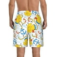 thumbnail image 3 of Kdxio Ducks and Anchors Pattern Mens Casual Shorts - Drawstring Summer Beach Sports Shorts for Men, 3 of 9