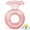 Pink Color, variant on Pool Floats, Inflatable Ring Pool Float, Large Engagement Ring Floatie for Party, Swim Tube River Lake Wedding Stagette Decor Fun Raft for Adults, Golden