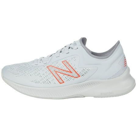 New Balance Women's Dynasoft Pesu V1 Running Shoe, Light Aluminum/Steel/Neo Flame, 7 Wide