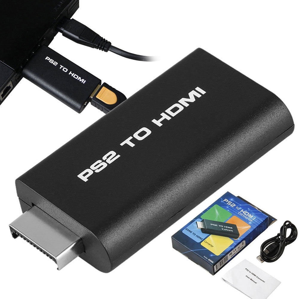 Ps2 To Hdmi Converter Eeekit Mini Ps2 To Hdmi Converter Video Converter Adapter With 3 5mm Audio Output For Hdtv Hdmi Monitor Walmart Com Walmart Com