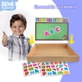 thumbnail image 3 of Pizarrón Blanco Magnético para Niños, Números, Letras, Figuras, Operaciones Matemáticas Juguete para agua Mediano, 3 of 4