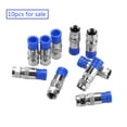 thumbnail image 4 of 10pcs Coaxial Coax RG6 Compression Connector Adapter Male Waterproof Sealed, 4 of 8