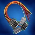 thumbnail image 4 of 3 Wire LED Volt Meter Panel, DC 0-100V Range, 0.36 Inch Digital Display, Reverse Connect , Low Power Consumption, International Standard Size, 4 of 8