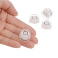 thumbnail image 4 of Unique Bargains 4 Packs Round Bubble Level 19x10mm Mini Circular Bullseye Spirit Levels for Leveling Camera Tripod Telescope, White, 4 of 6