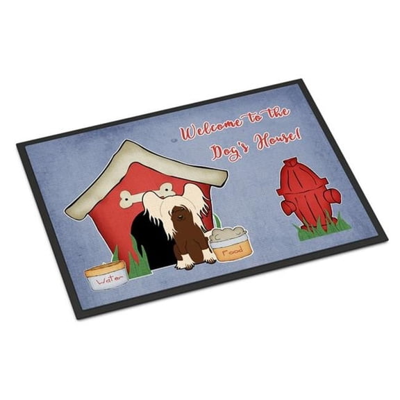 Dog House Collection Chinese Crested Cream Door Mat