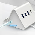 thumbnail image 6 of USB3.0 Adapter Hub With Type C Port And Stand Function 5Gbps USB Docking Station, 6 of 18