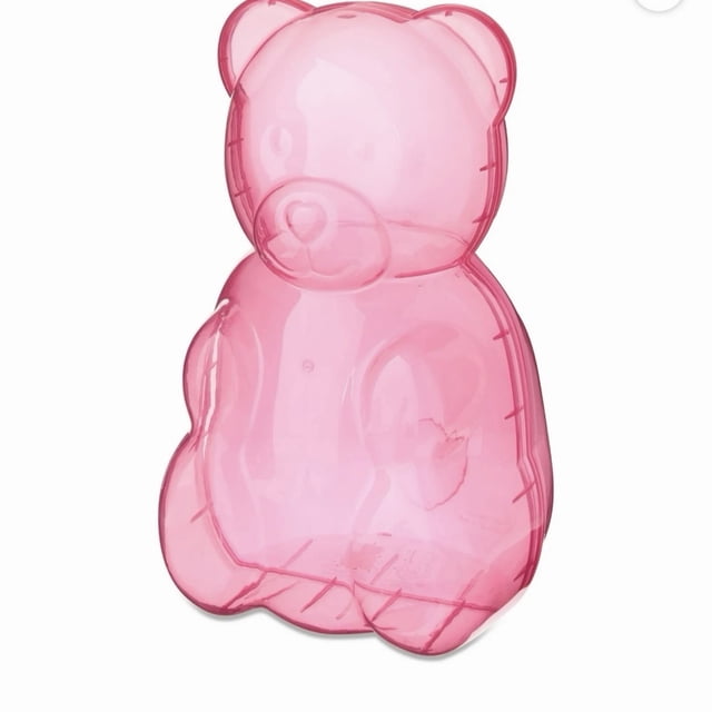 Nosotros Osos Contenedor Caramelo Tarro, Osos de Goma Frutados Coloridos en Pantalla Transparente, Trato Compartible para Escritorio, Fiesta Y Decoración Del Hogar