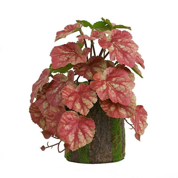 XYAIYT Realistic 23 Leaf Artificial Green Plant for Home Office Decor Low Maintenance Plant for Wall Accessories,Interior Design,Versatile Indoor Decoration,Red