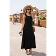 thumbnail image 5 of Wiholl Maxi Dress Summer Dresses 2026 Beach Vacation Clothes Sleeveless Sundresses with Pockets, 5 of 9
