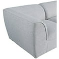 thumbnail image 6 of Meridian Furniture Miramar Grey Durable Linen Textured Modular Sectional, 6 of 9
